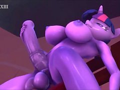 Futa Twilight Sparkle solo and with Applejack