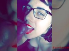 Hands Free Blowjob! Sexy Snapchat Saturday - March 5th 2016