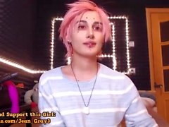 Femboy Whips Her Cock Out And Shakes Booty