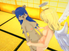 Futanari hentai, futa on futa, mmd futanari sex