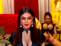 Horny Shemale Duo Enjoys Anal Fuck On Cam
