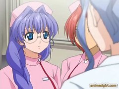 Shemale hentai doctor fucked anime nurse