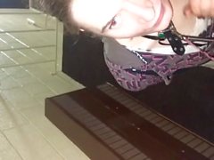 Brandi Eve Sucking Cock In Hotel Stairwell!!