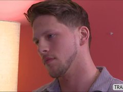 Pretty Tgirl Savannah gets fucked from beind by a handsome dude