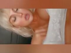 Sexy blonde tgirl compilation